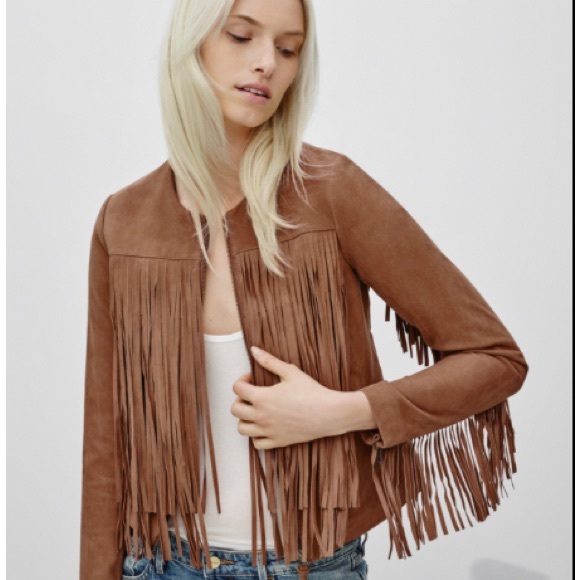 Mackage Jackets & Blazers - Mackage for Aritzia Suede Fringe DENNA Jacket